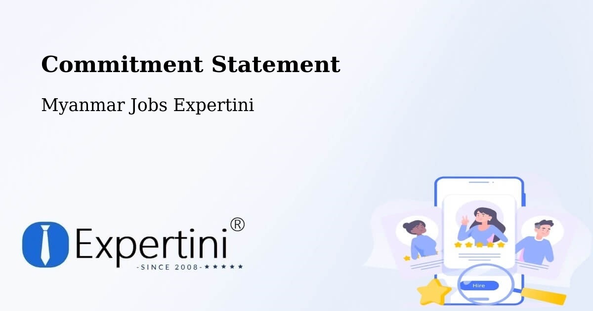 Corporate Commitment – Mudon - Myanmar Jobs Expertini