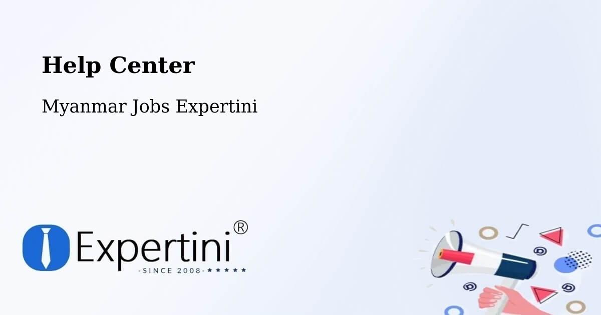 Help Center – Mudon - Myanmar Jobs Expertini