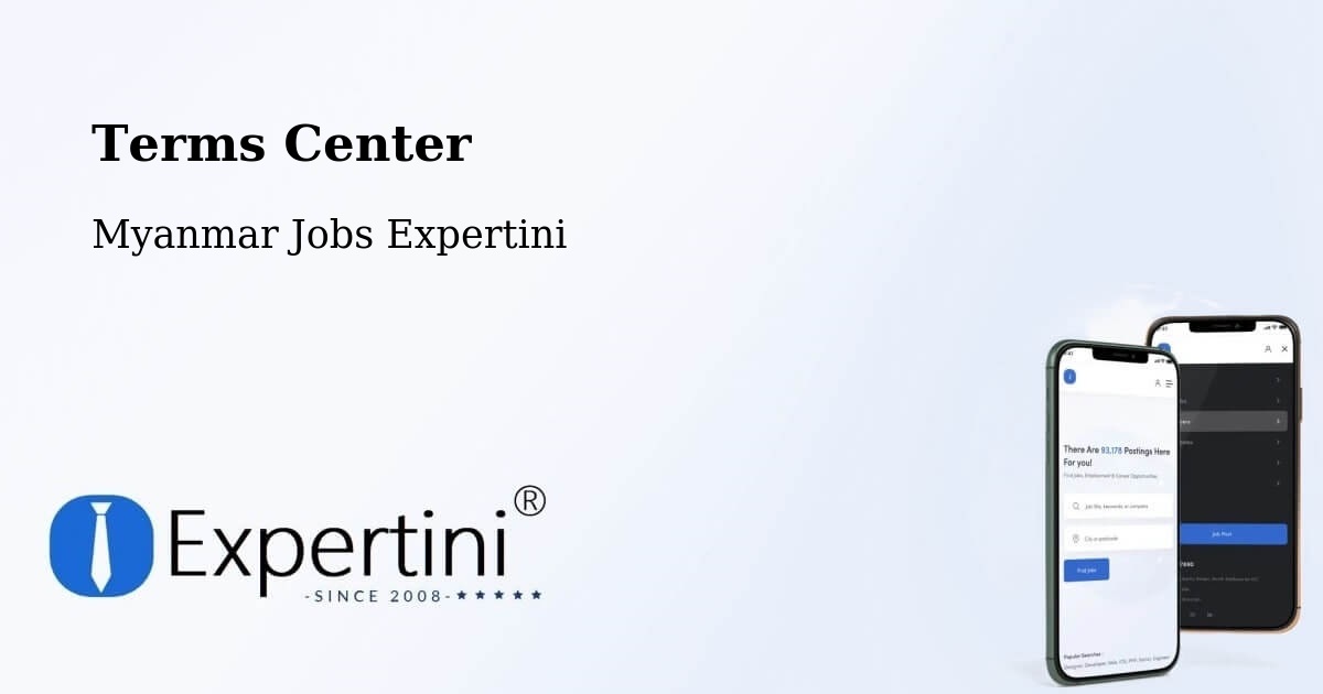 Terms of Service – Mudon - Myanmar Jobs Expertini
